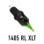 Metrix Needle Cartridges - 05 Round Liner Extra Long Taper 14 gauge