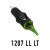 Metrix Needle Cartridges - 07 Round Liner Long Taper Loose Liner 12 gauge
