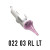 Metrix PMU Cartridges - 03 Round Liner PMU Long Taper 022 / 07 gauge