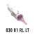 Metrix PMU Cartridges - 01 Round Liner PMU Long Taper 030 / 10 gauge