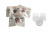 Ink Cups Sterilized 11mm with Foot Base (Pack of 100)