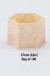 Wheat Hexagon Ink Cups 27mm Bag of 100