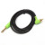 Critical Magnetic RCA Cords - Angled (Green and Black)