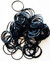 Rubber Bands - Black - Medium