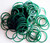 Rubber Bands - Green