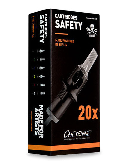 Protat Card CheyenneSafety CartridgesRound Liner Textured - Protat Tattoo Supplies